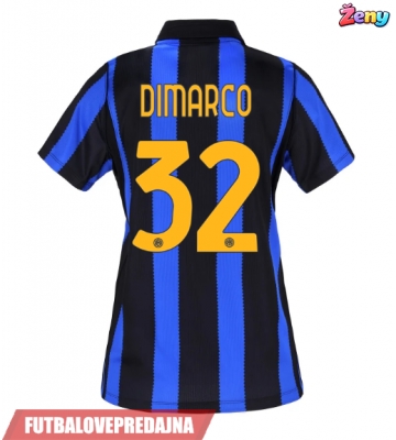 Lacne Ženy Futbalové dres Inter Milan Federico Dimarco #32 2026-27 Krátky Rukáv - Domáci